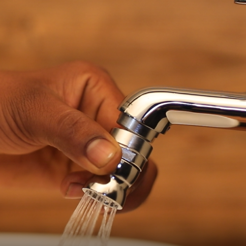 360 degree swivel tap nozzle
